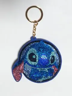 ディズニー スティッチ ラインストーン マスコット キーホルダー