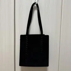 YVES SAINT LAURENT スエード トートバッグ ブラックのサムネイル