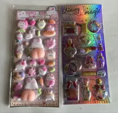 かわいい動物おしりぷにぷにぷくぷくシール・シャ シャカシールセット