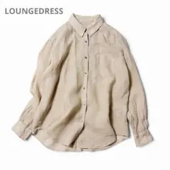 LOUNGEDRESS ラウンジドレス ラミーバックボタンシャツ 長袖