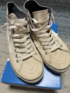 VANS ハイカット スニーカー ベージュ 26.5cm V47Nのサムネイル