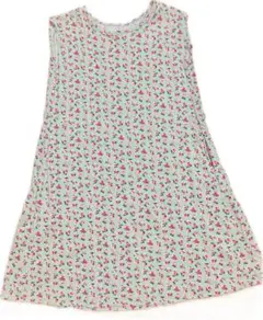 ユニクロキッズ*ポール＆ジョー*小花柄カットソーワンピ*ミントグリーン140