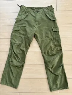 Green Label Relaxingミリタリー カーゴパンツ オリーブ Sのサムネイル