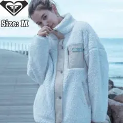 ROXY ロキシー ボアジャケット アイボリー Mサイズ