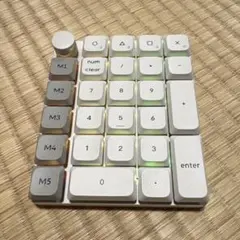 無線分割キーボード格子配列KGRID20 レトロキーキャップ&スイッチ 付
