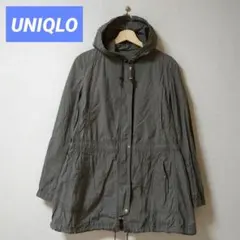 ユニクロ ミリタリージャケット モッズコート フード付き マウンテンパーカー