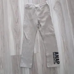 ANAP キッズ ロングパンツ ベージュのサムネイル
