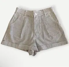 ZARA ザラ　ショートパンツ　ギンガムチェック