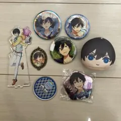 あんさんぶるスターズ 氷鷹北斗 グッズまとめ 缶バッジ アクリルスタンド7点＋1