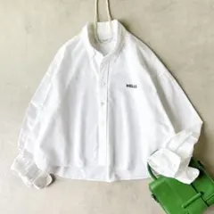 人気☆24SS☆ フレームワーク コットンオックスB.D ショートシャツ 刺繍のサムネイル
