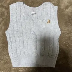 GAP ベビーベスト 6~12ヶ月ライトグレー