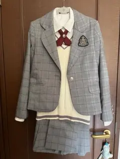 式典用 子供服Lサイズ スーツ ブルークロスガールズ