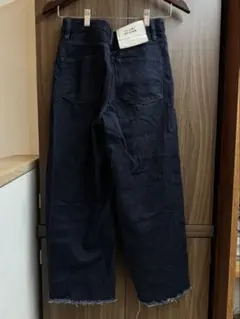 CLANE DESIGN FAN ワイドデニムパンツ インディゴブルー