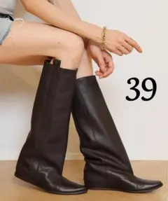 【未使用品】HENRY BEGUELIN エンリーべグリン ブーツ 39のサムネイル
