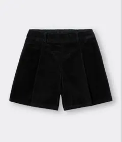 GU コーデュロイスコート S ブラック　ベージュ