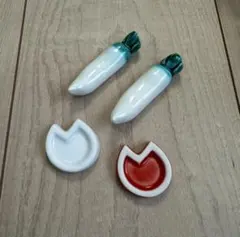 陶器製箸置き4個セット　まとめ売り