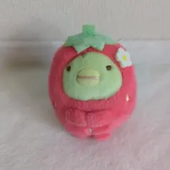 ぺんぎん？てのりぬいぐるみ 喫茶すみっコでいちごフェアテーマ すみっコぐらし