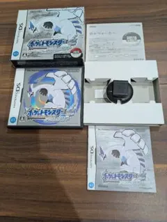 【箱・説明書】 ds ポケットモンスター　ソウルシルバー　ポケウォーカー蓋