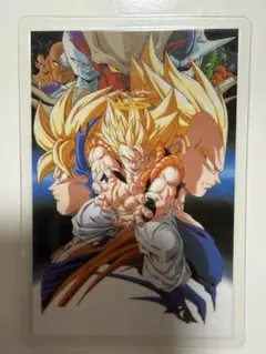 ドラゴンボールZ 復活のフュージョン!!悟空とベジータ　ゴジータラミネートカード