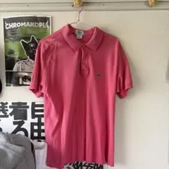 LACOSTE ポロシャツ ピンク L