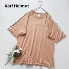 カールヘルム オーバーサイズ コットン 半袖 Tシャツ ロゴ シンプル ゆったりのサムネイル