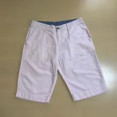 薄いピンク ショートパンツ 後ろポケット付き