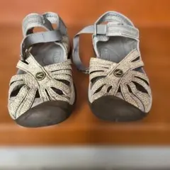KEEN カジュアルストラップサンダル グレー