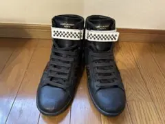 SAINT LAURENT スタッズ付きハイカットスニーカー