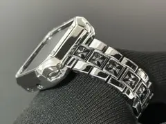 a★Apple Watch クロス ステンレスバンド リンクブレスレット カバー