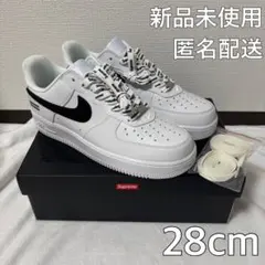 Nike AirForce 1 Supreme 28cm White/Black