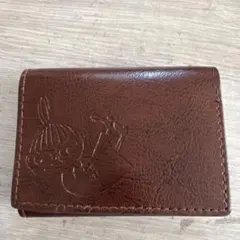 ムーミン 三つ折り財布 ブラウン