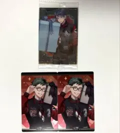 ツイステ　ジャケット メタルクリアカード　メタカ トレイ　デュース　ウエハース