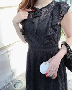 rady レースワッフルワンピース