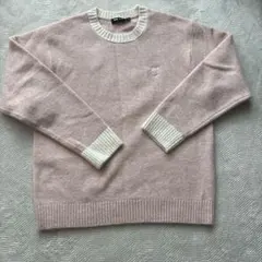 未使用☆ユニクロ×KAWS スフレヤーンセーター　150ピンク