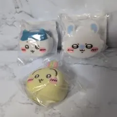 新品　ちいかわ おかおミニシリコンポーチ ハチワレ 　 うさぎ　モモンガ セット