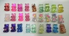 ハンドメイド　グミ風レジンシール　10個セット