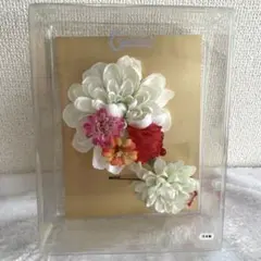 和装振袖袴成人式卒業式結婚式 髪飾り 白 花 HANA