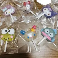 サンリオキャラクターズ　カラフルキャンディチャーム　全6種コンプリートセット♪
