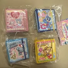 ナルミヤキャラクターズ シールブックマスコット ガチャ　４種セット