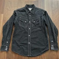 CUSHMANクッシュマン/ピンドット柄ウエスタンシャツのサムネイル