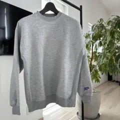 DIESEL ディーゼル　トレーナー　無地　グレー　ロゴ　刺繍