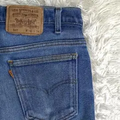 良品✨Levi's デニム 517 W34 USA製 オレンジタブ インディゴ