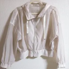 AZUL by moussy フード付きクロップドジャケットのサムネイル