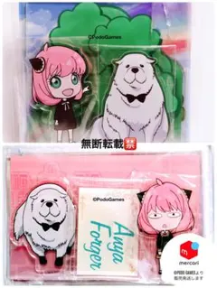 スパイファミリー　アクリルスタンド　アーニャ&ボンド　A,B