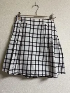 セシルマクビー CECILMcBEE チェックプリーツ ミニスカート型キュロット