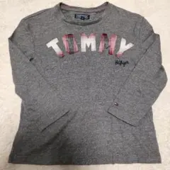 Tommy Hilfiger 長袖　カットソー グレー　女の子　トミー 4T