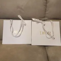 Dior ホワイト ショッパー 2個セット