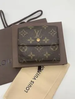 極美品　58 LOUIS VUITTON ルイヴィトン　ダミエ　三つ折り財布 極美品 58 LOUIS VUITTON ルイヴィトン ダミエ 三つ折り財布