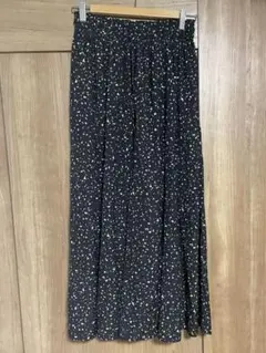 ★グローバルワーク★さらさらサテンフレアワイドパンツ