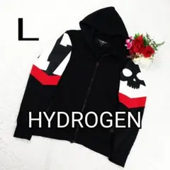 【激レア】HYDROGEN ハイドロゲン パーカー L スカルプリントのサムネイル